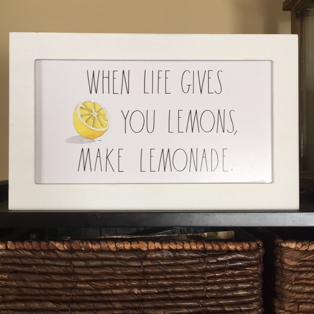 Rae Dunn lemonade 🍋 plaque